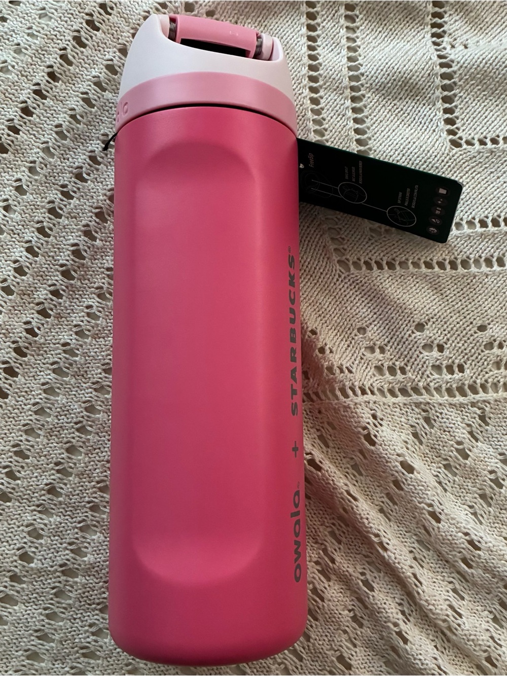 Starbucks + owala Pink FreeSip Insulated Tumbler - Picture 3 of 6